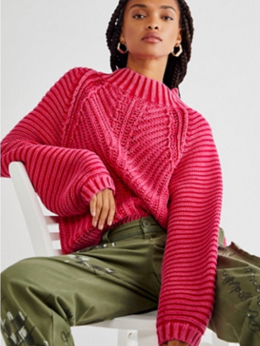 Free People Sweetheart Sweater Size S